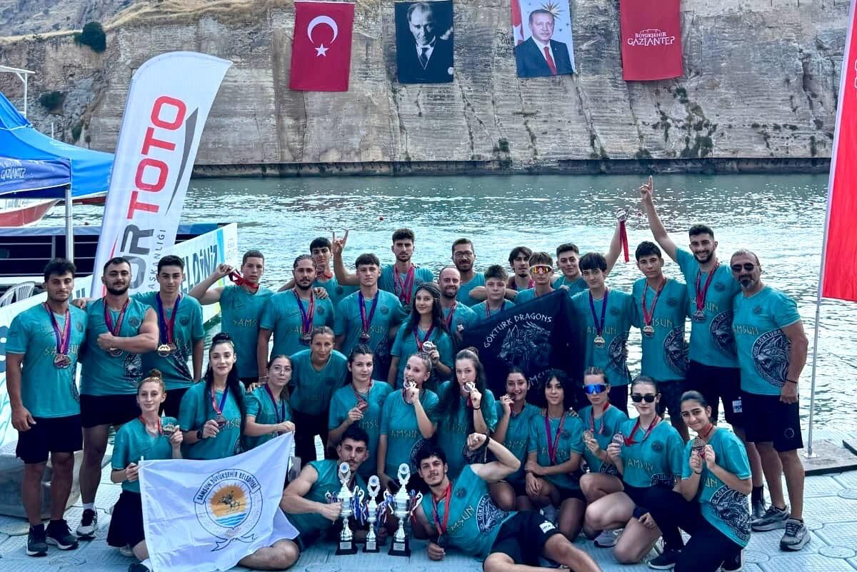 SAMSUN HABER Rumkale’de Samsun rüzgarı: 3 kupa birden!