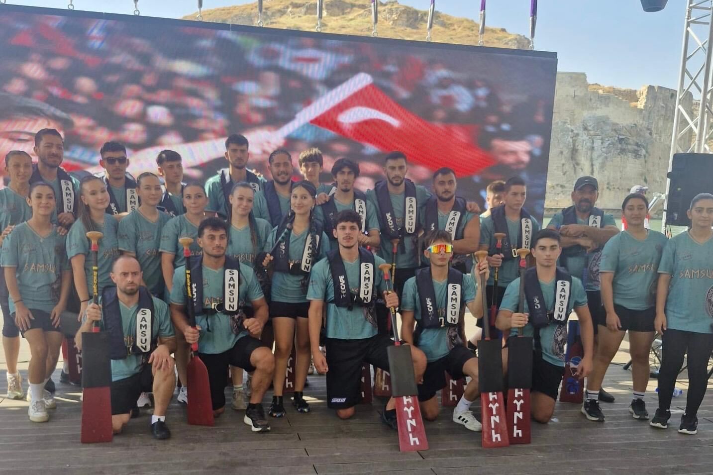 SAMSUN HABER Rumkale’de Samsun rüzgarı: 3 kupa birden!