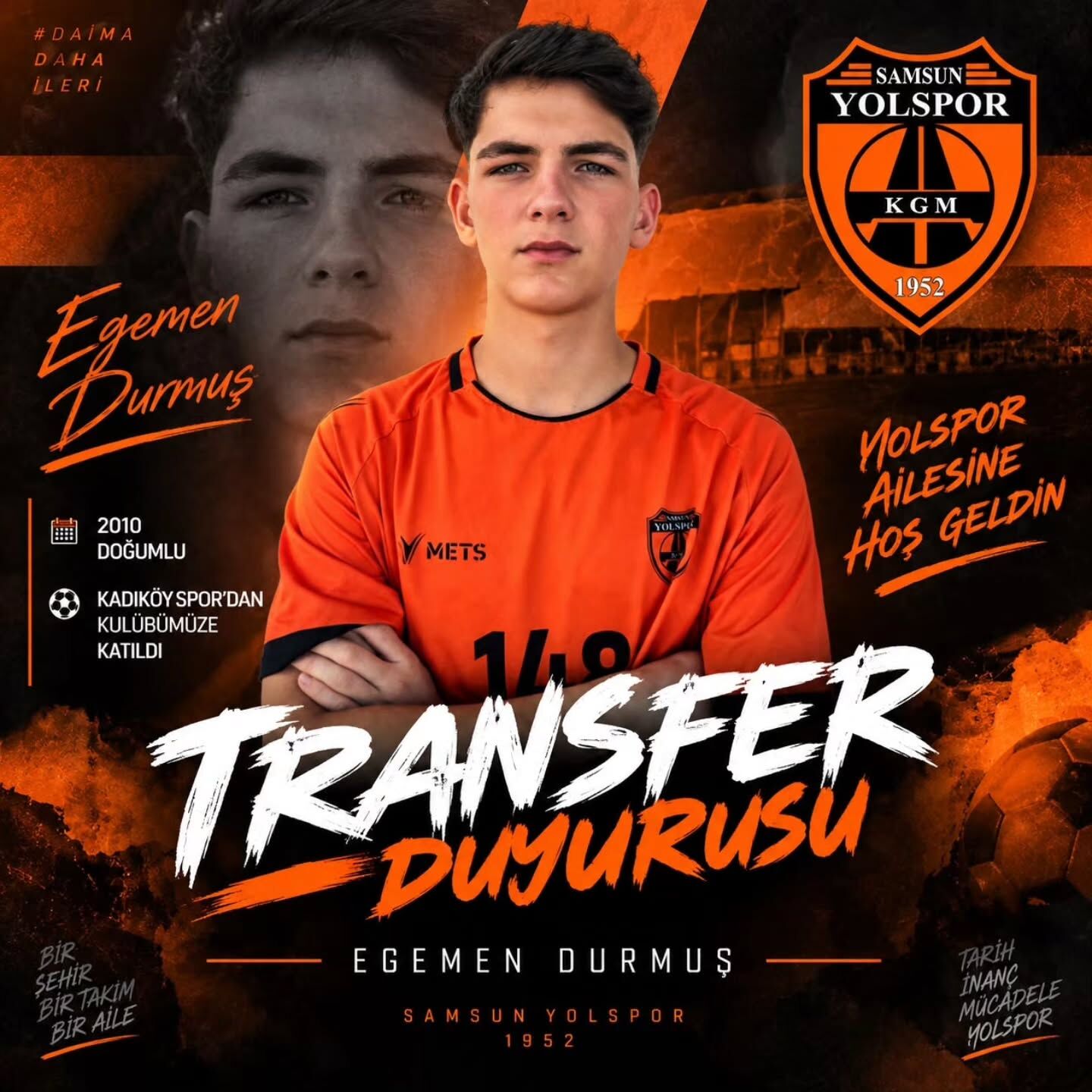 SAMSUN HABER Yolspor’dan geleceğe yatırım: Egemen Durmuş imzayı attı