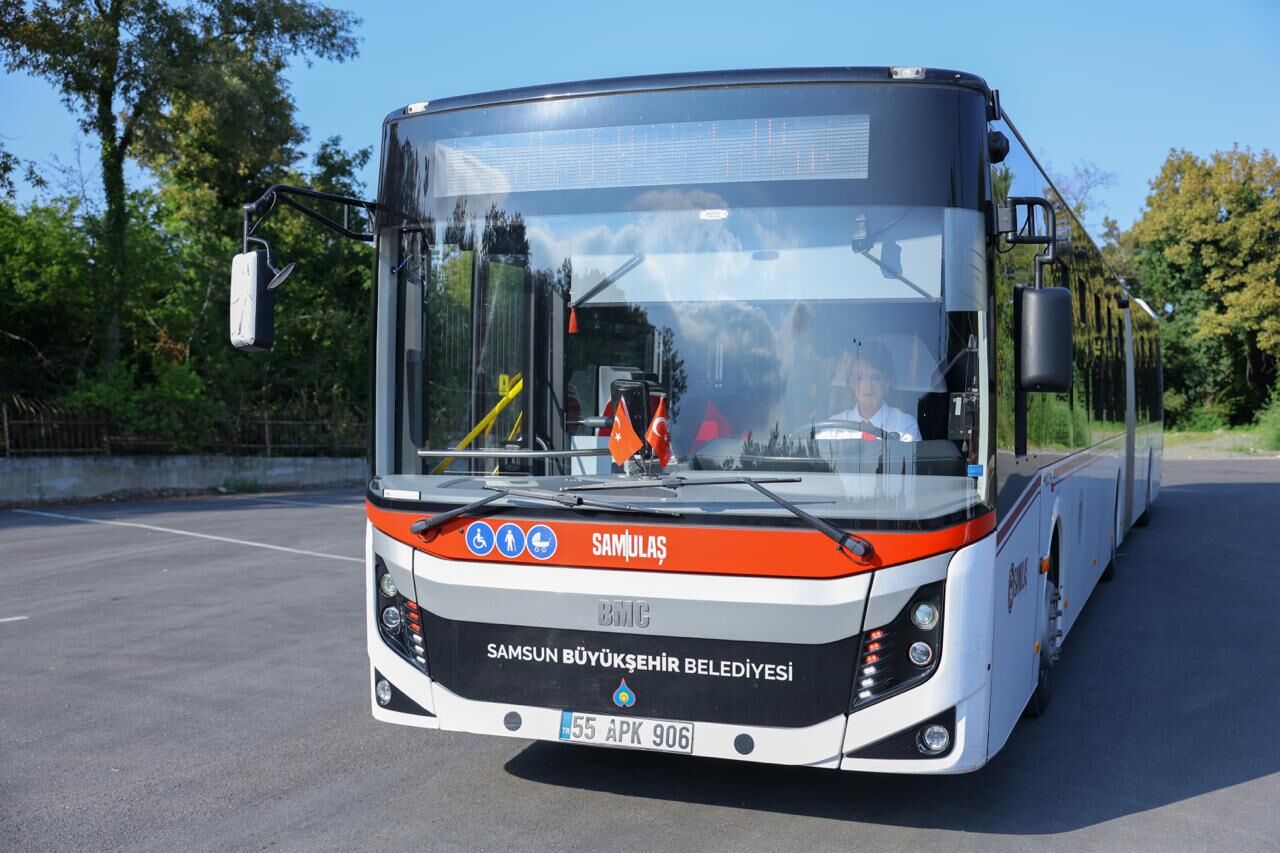samsun haber samsun'da ulaşım filosuna kadın gücü! Sayı 19'a yükseldi