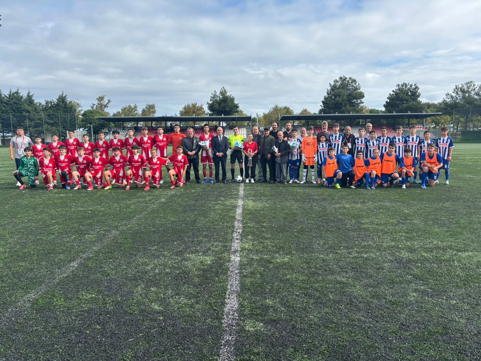 Samsun’da U-14 Ligi başladı! Genç futbolcular sahaya çıktı