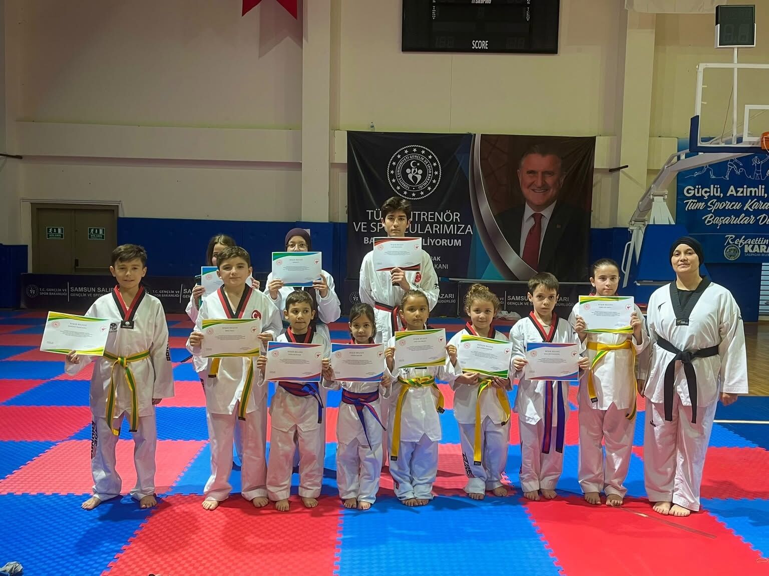 Samsun Haber: Samsun Salıpazarı’nda taekwondoda kuşak heyecanı