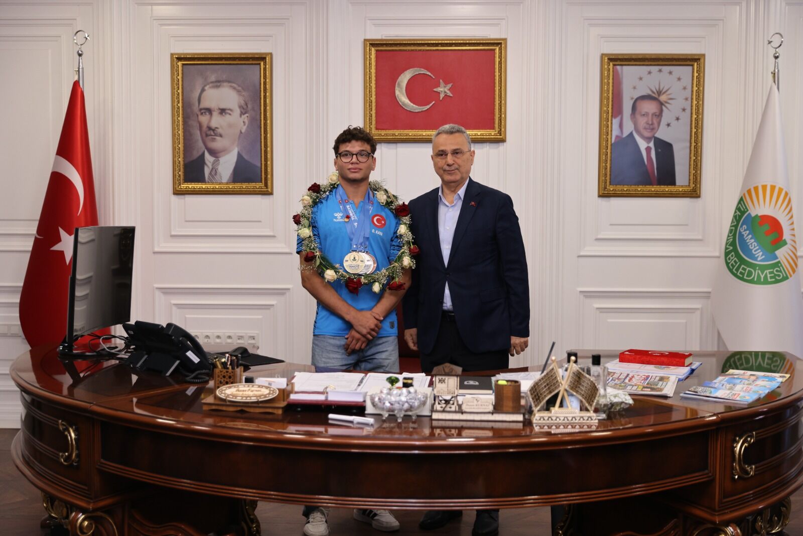 Samsun Haber: İlkadımlı güreşçi Oğuzhan Kaya’dan gümüş madalya