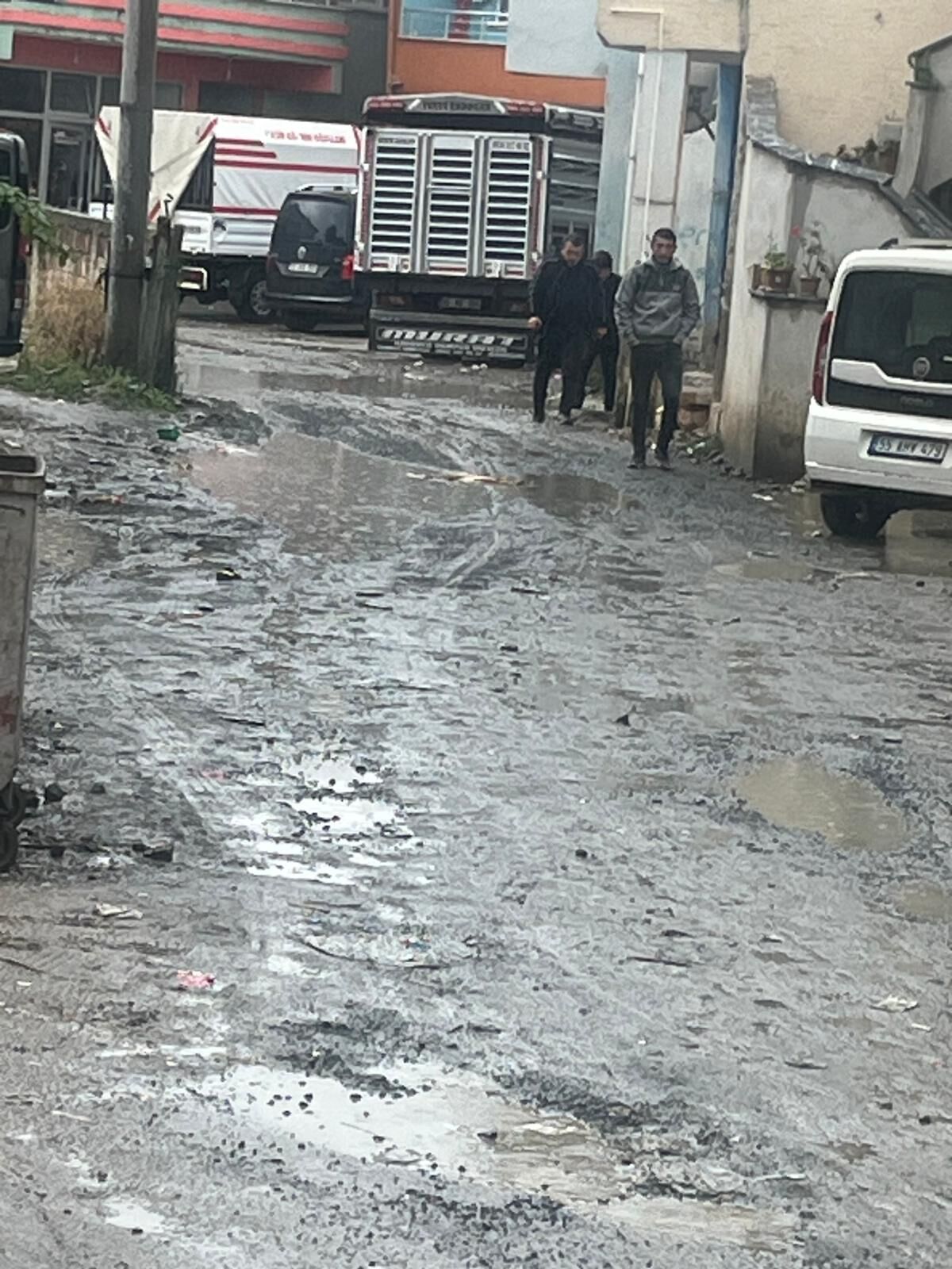 samsun haber: Samsun'un o ilçesinde 3 yıldır bitmeyen yol çilesi