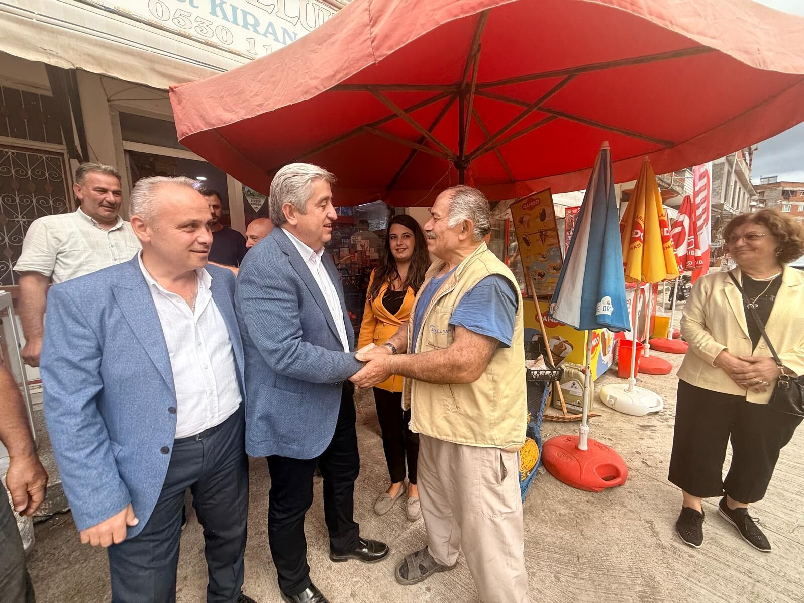 Samsun Haber: YENİ Parti heyeti Terme’de mahalle mahalle gezdi