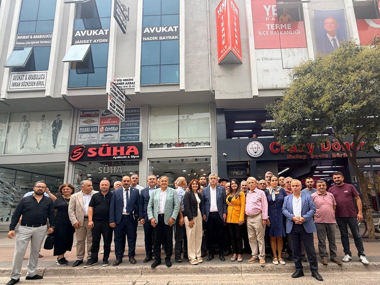 Samsun Haber: YENİ Parti heyeti Terme’de mahalle mahalle gezdi
