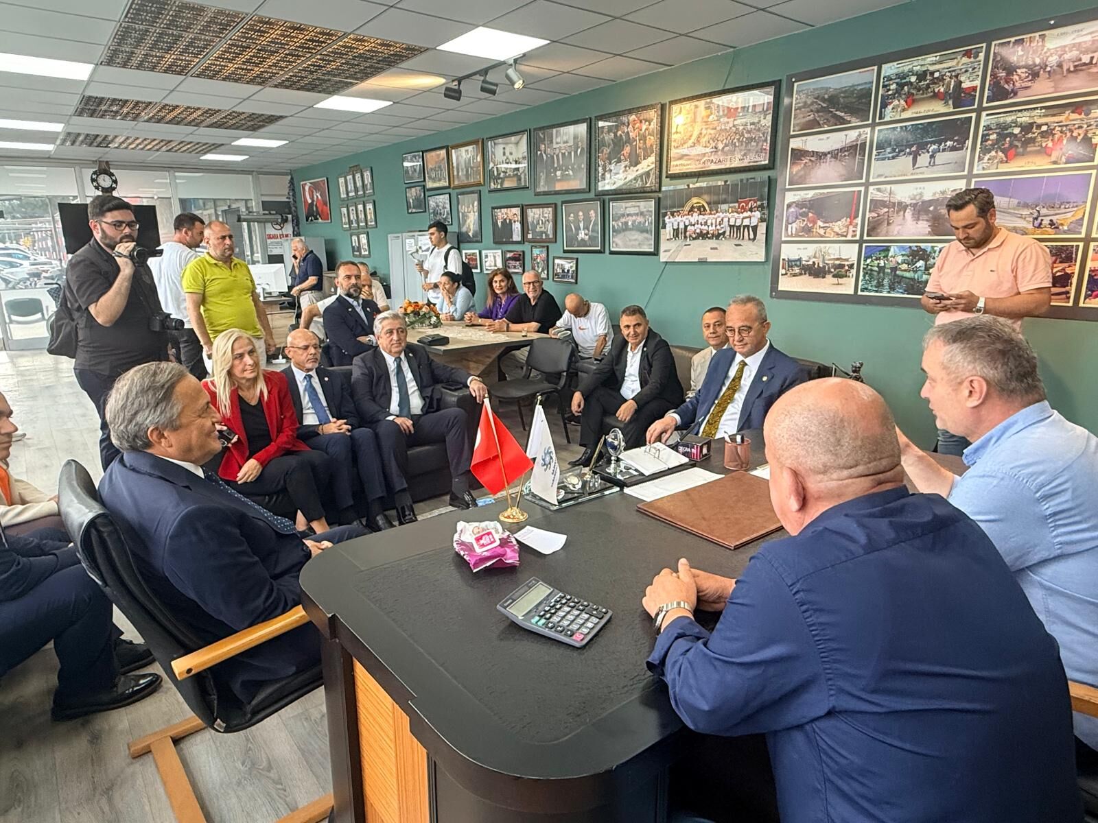 Samsun Haber: YENİ Parti heyetinden Samsun Yabancılar Çarşısı'na ziyaret