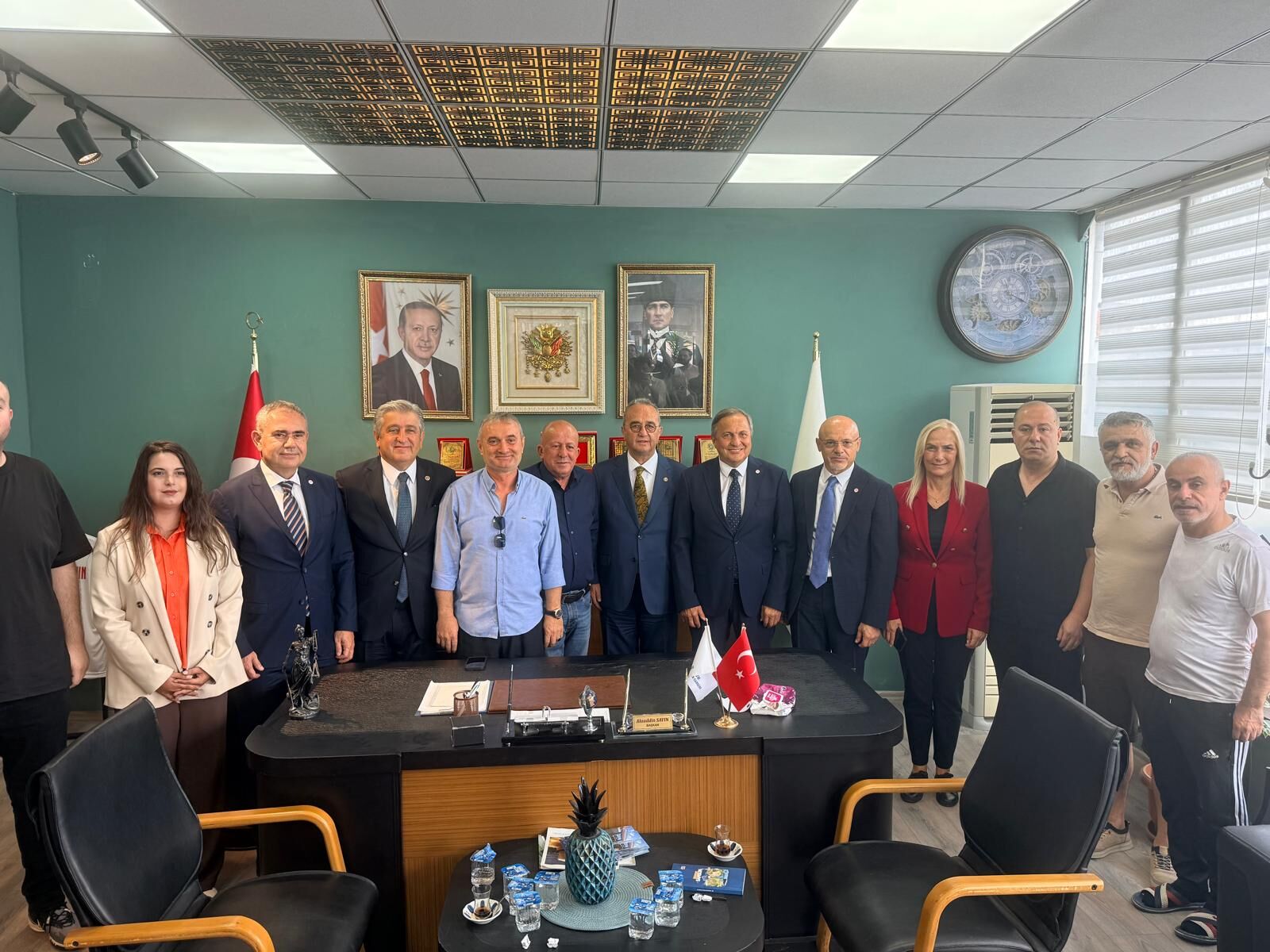 Samsun Haber: YENİ Parti heyetinden Samsun Yabancılar Çarşısı'na ziyaret