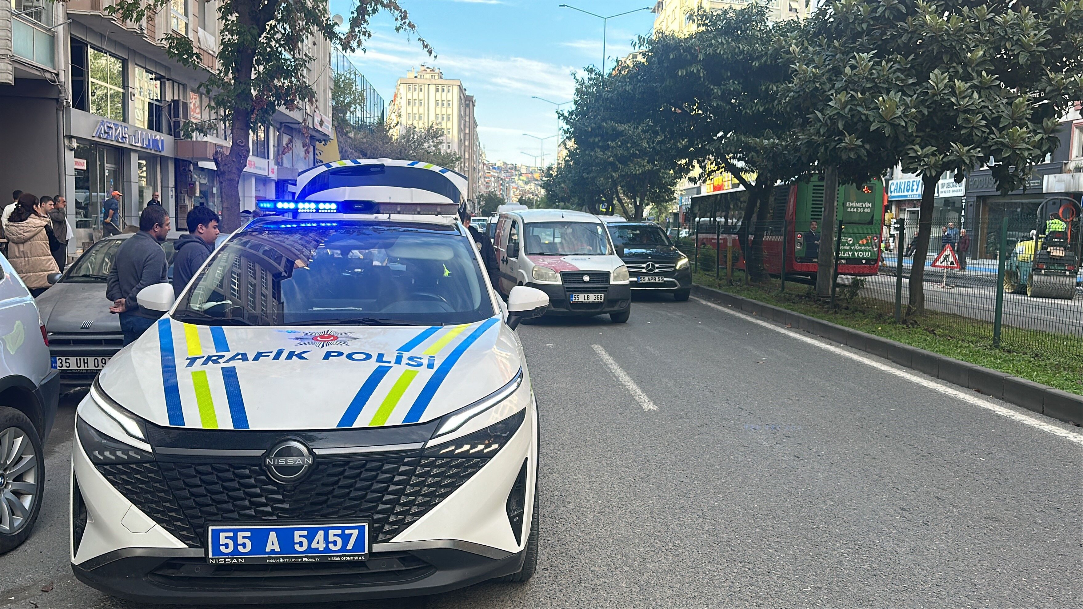 Samsun Haber: Samsun’da 100. Yıl Bulvarı’nda korkutan çarpışma