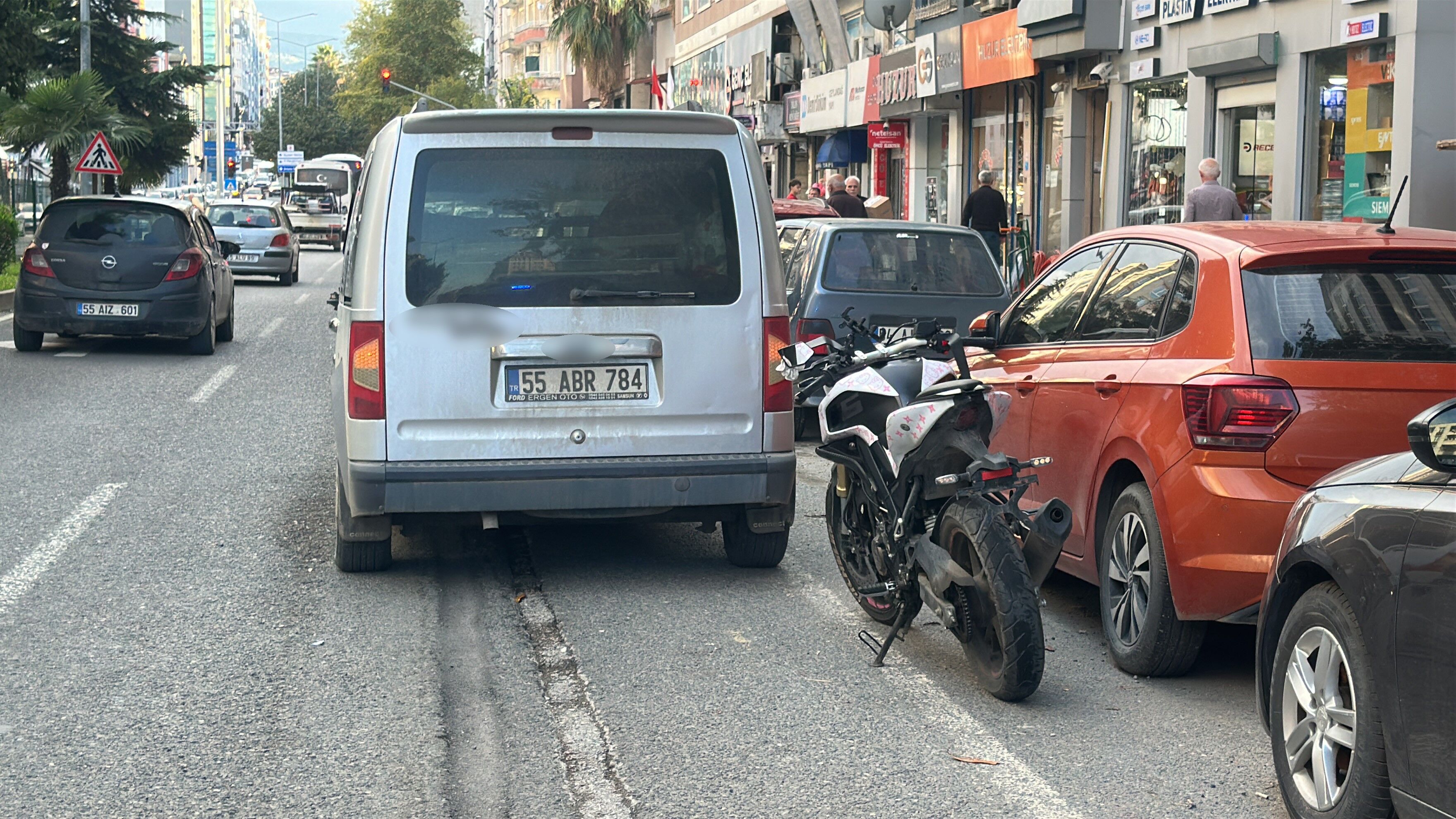 Samsun Haber: Samsun’da 100. Yıl Bulvarı’nda korkutan çarpışma