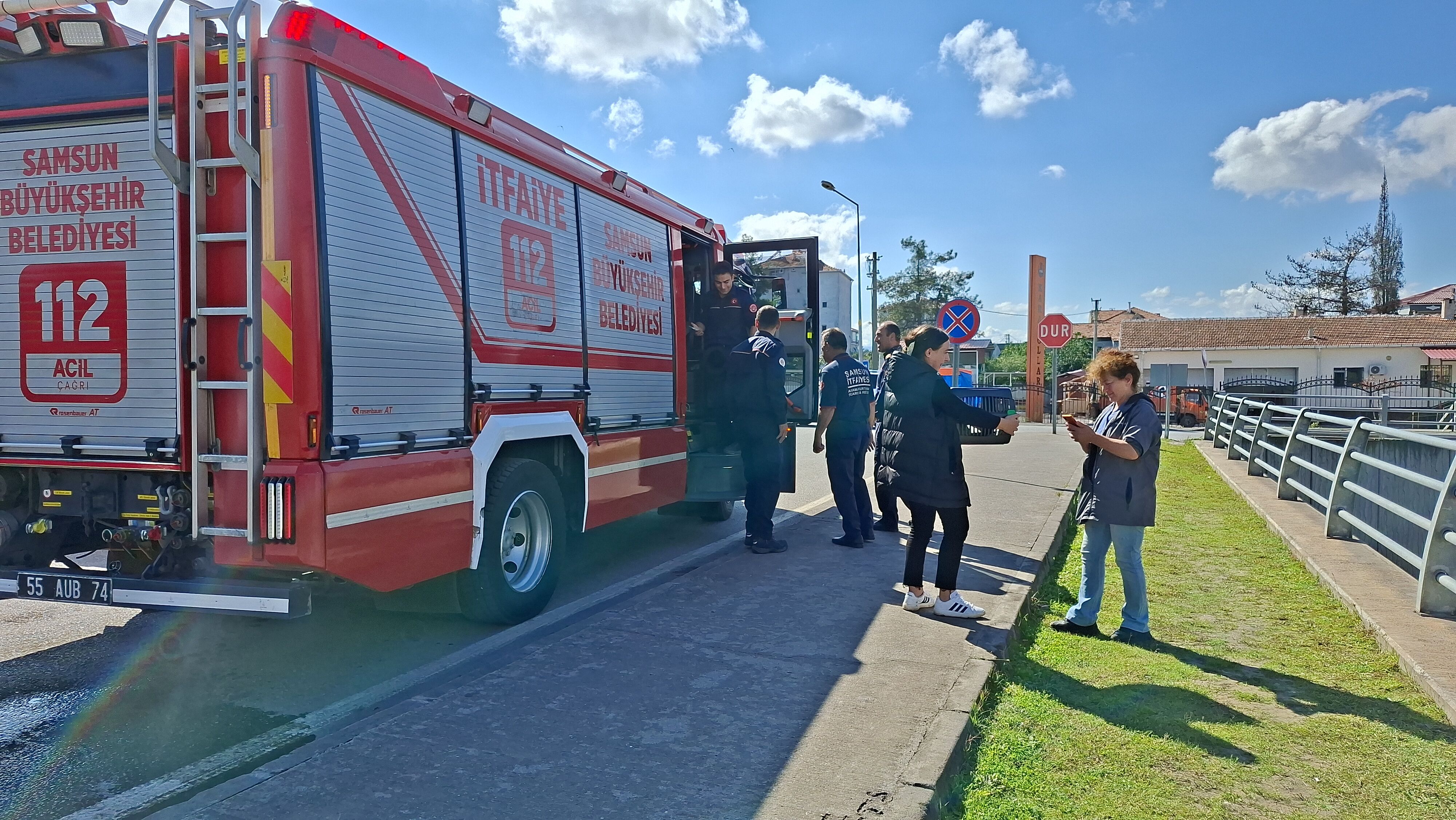 Samsun Haber: Samsun’da yavru kedi için seferber oldular