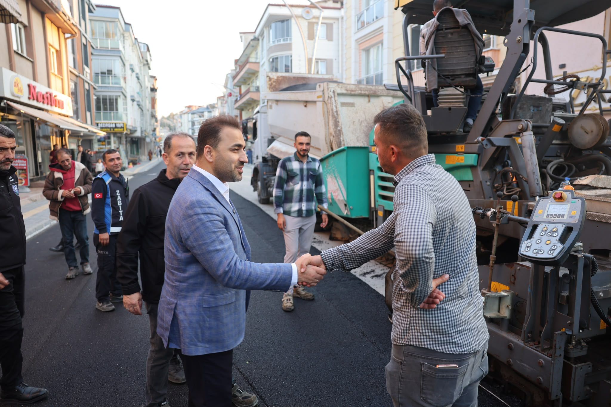 Samsun Haber: Samsun’da o cadde sıcak asfaltla buluştu!