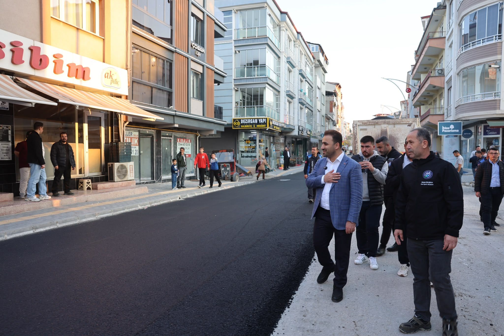 Samsun Haber: Samsun’da o cadde sıcak asfaltla buluştu!