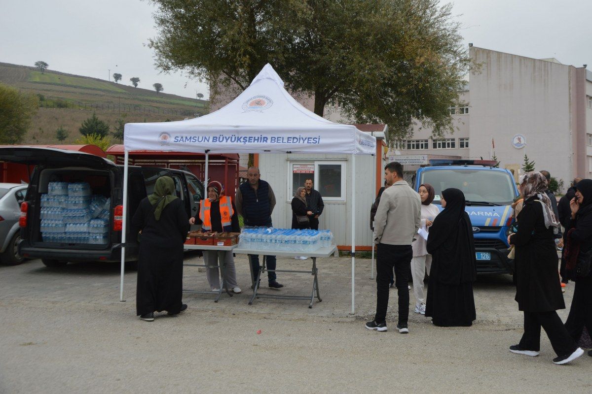 Havza'da KPSS heyecanı: 3 bin 148 aday sınava girdi