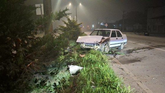 samsun haber: Samsun'da otomobilin kontrolünü kaybetti: Hastanelik oldu