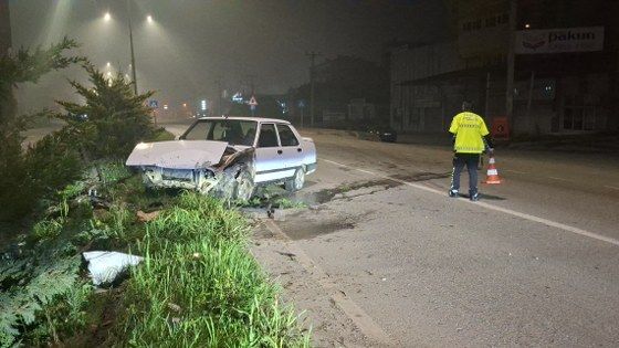 samsun haber: Samsun'da otomobilin kontrolünü kaybetti: Hastanelik oldu