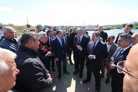 samsun haber: Dr. Mehmet Muş, Bafra'da sahil erozyonuna karşı yürütülen projeyi takipte