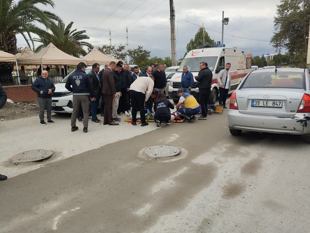 Samsun’da elektrikli bisiklet kazası! Genç yaralandı
