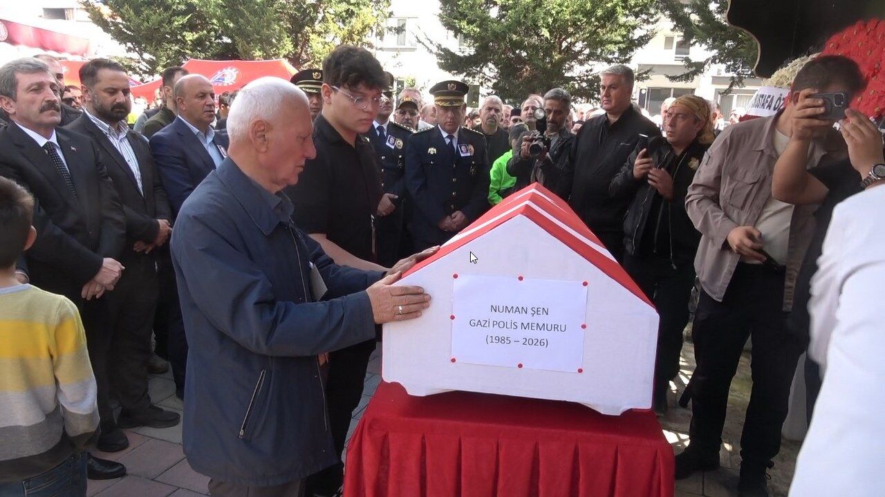 samsun haber Gazi polis Numan Şen, Samsun’da toprağa verildi