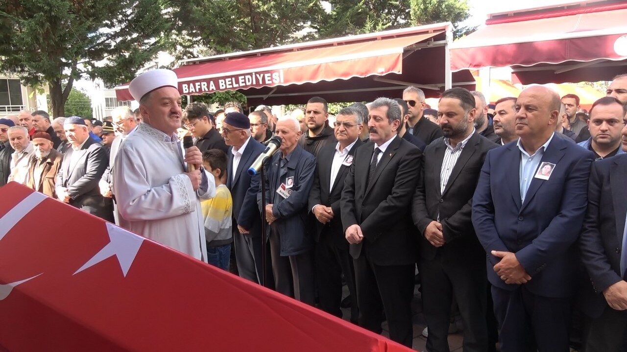 samsun haber Gazi polis Numan Şen, Samsun’da toprağa verildi