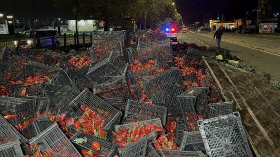 samsun haber: Samsun'da ortalık savaş alanına döndü! 10 ton kapya biber yolda