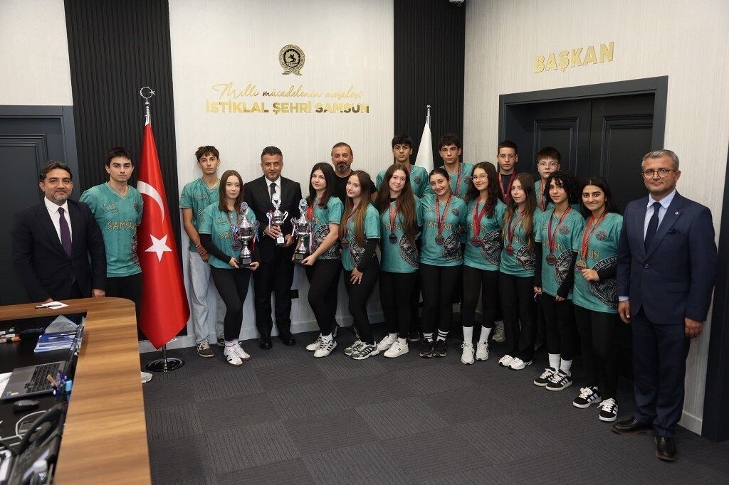 samsun haber Başkan Halit Doğan: "Şehrimizin evlatlarıyla gurur duyuyorum"