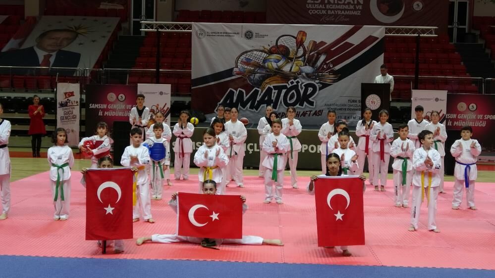 Samsun’da Amatör Spor Haftası coşkuyla kutlandı