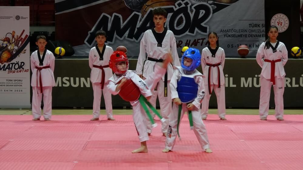 Samsun’da Amatör Spor Haftası coşkuyla kutlandı