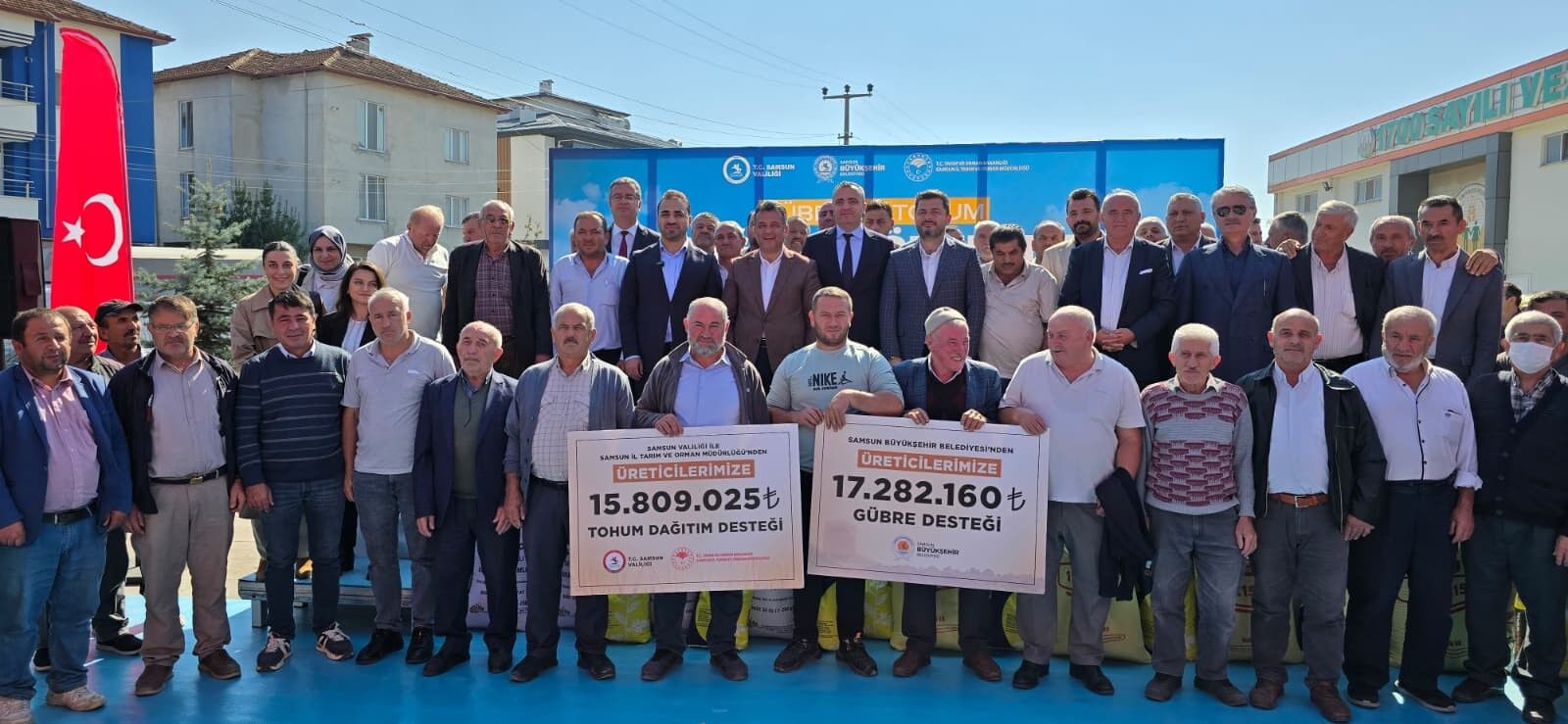 samsun haber Samsun’da üreticilere 33 milyon liralık tarım desteği