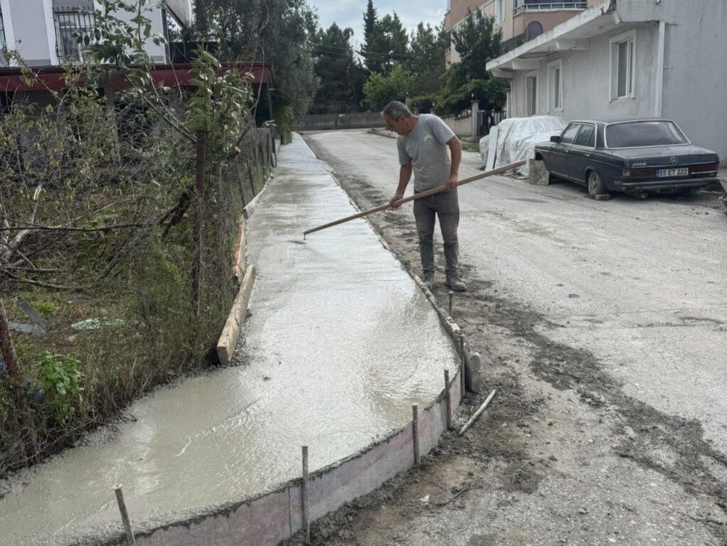 samsun haber İlkadım’da yollar için hummalı çalışma!