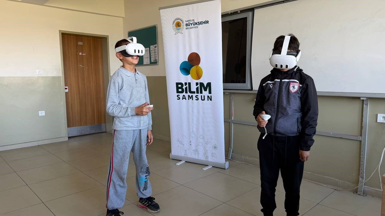 Samsun haber: Bilim Samsun köy okullarında! Öğrenciler uzayı keşfetti