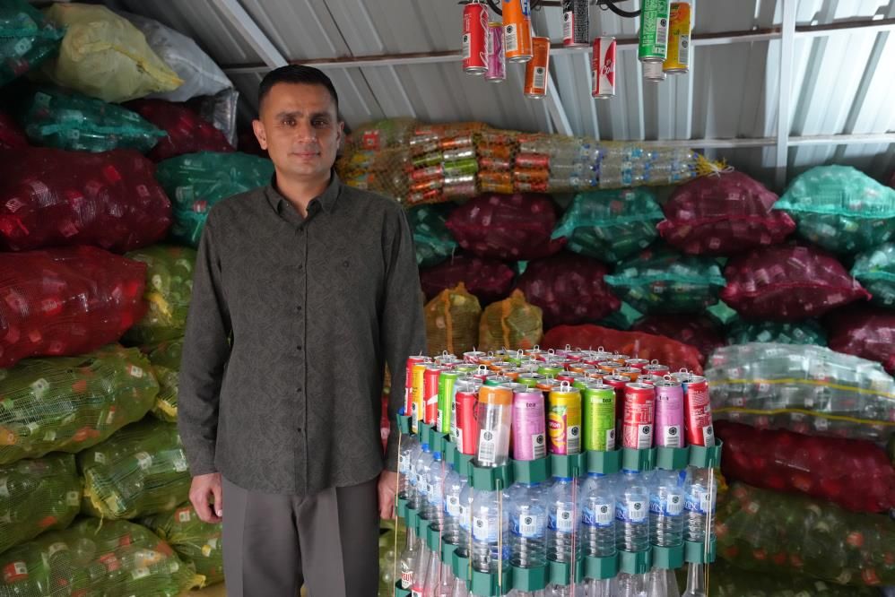 Alaçam’dan Türkiye’ye örnek oldu! 100 bin ambalaj topladı