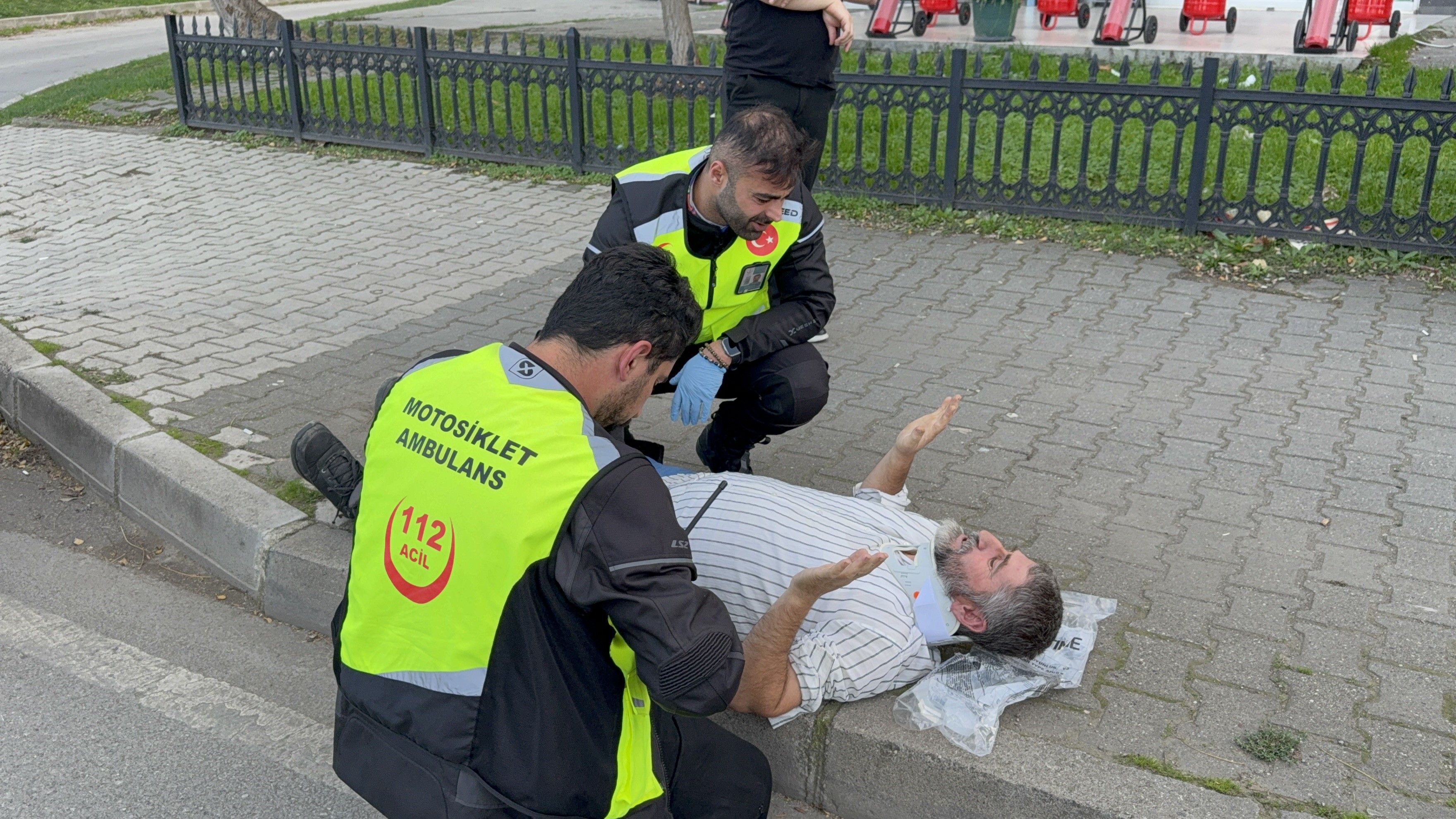 Samsun Haber: Samsun’da yolda bir anda devrildi! Sağlık ekipleri sevk edildi