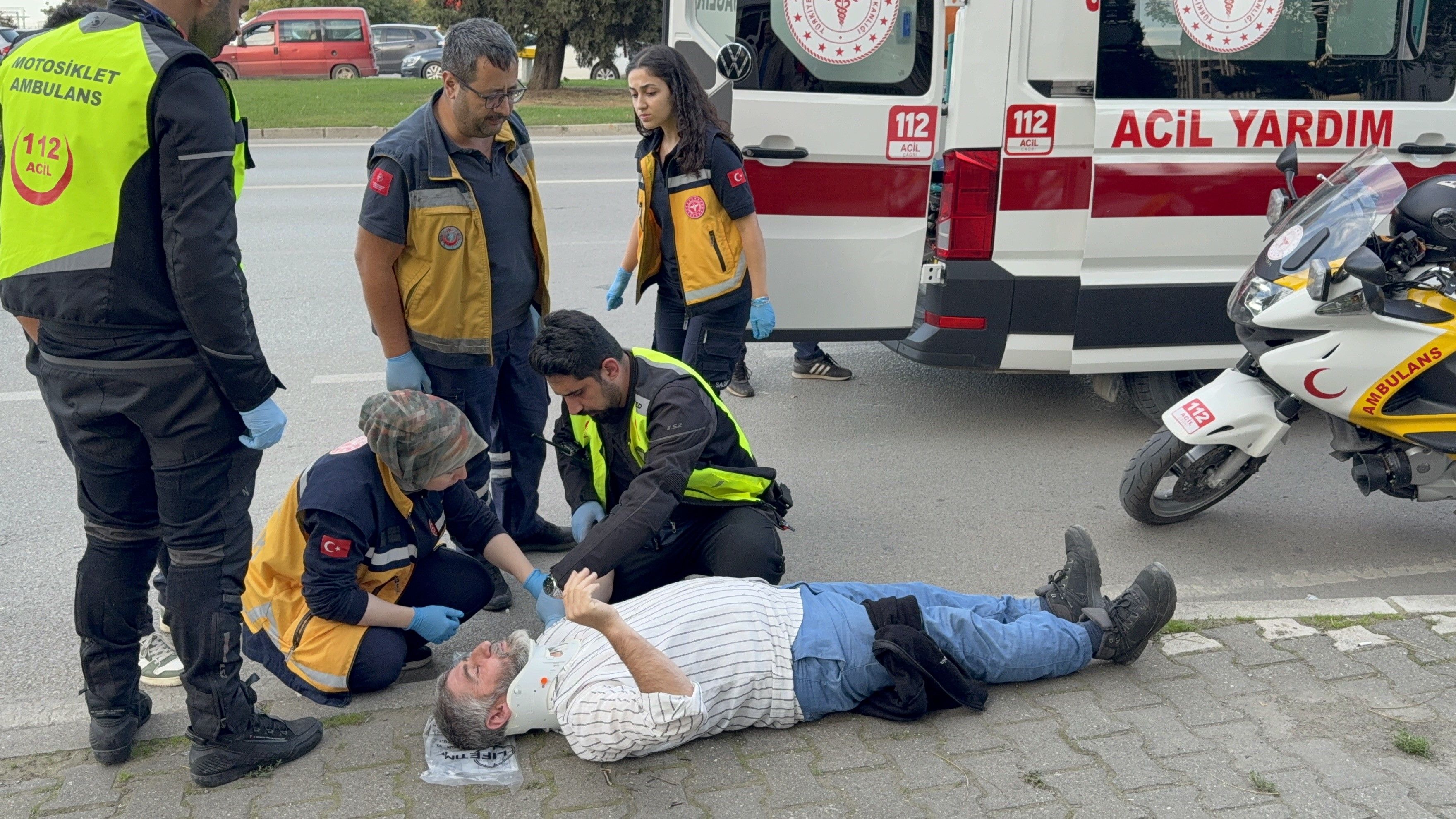Samsun Haber: Samsun’da yolda bir anda devrildi! Sağlık ekipleri sevk edildi