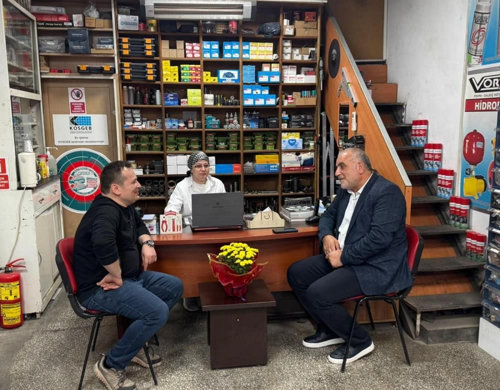 samsun haber Canik Belediye Başkanı İbrahim Sandıkçı esnafın taleplerini dinledi