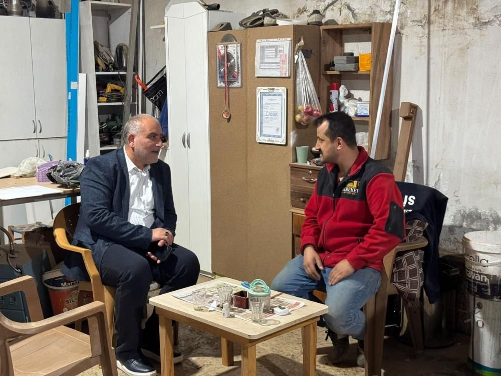 samsun haber Canik Belediye Başkanı İbrahim Sandıkçı esnafın taleplerini dinledi