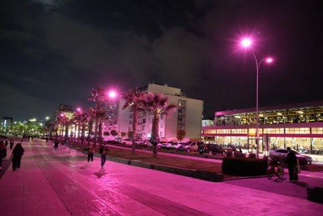 samsun haber: Atakum sahili pembeye büründü! Dikkat çeken mesaj