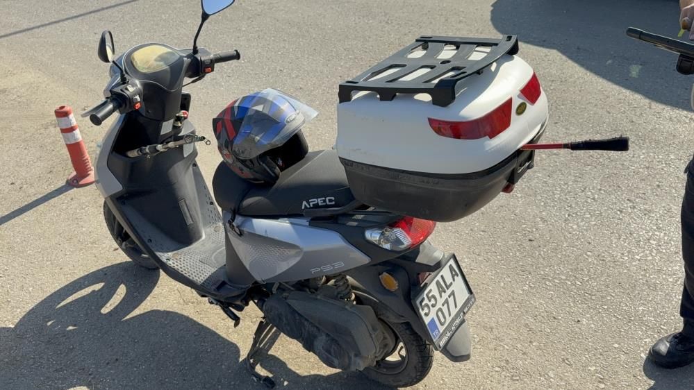 Samsun’da motosiklet kazası! 78 yaşındaki sürücü yaralandı