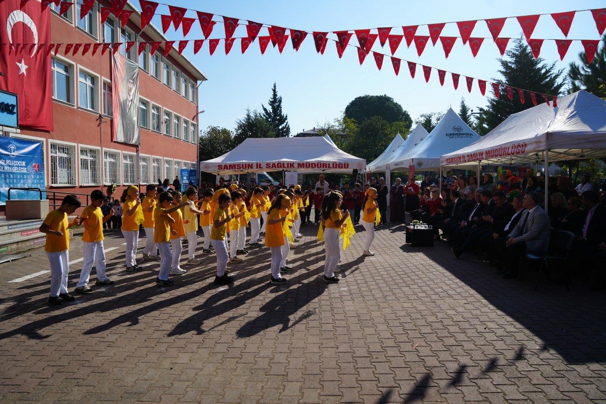 Samsun’da ilkokul öğrencilerine sağlık seferberliği