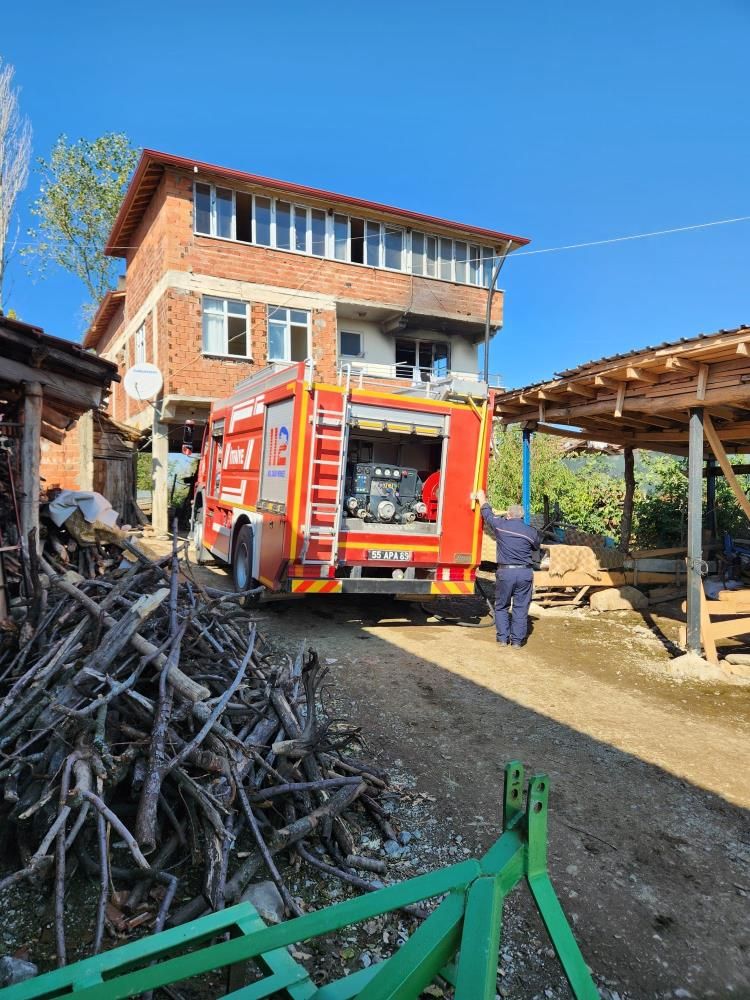 samsun haber Samsun'da korkutan yangın! Ekipler seferber oldu