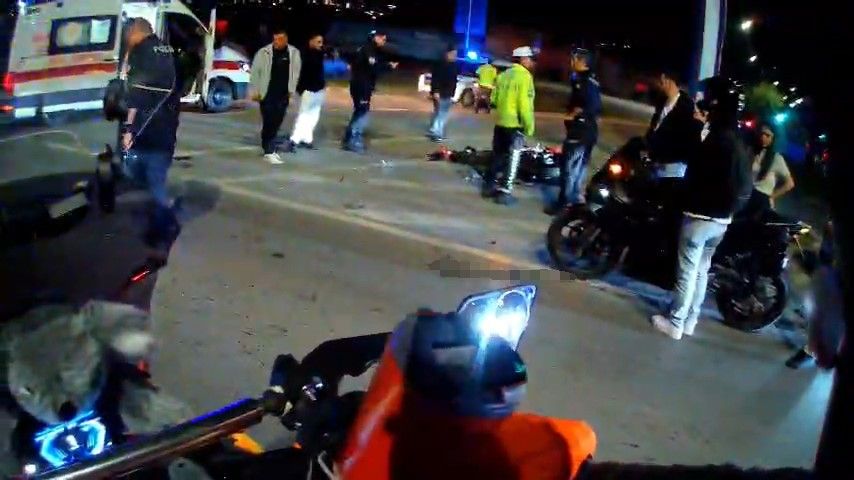 Samsun'da motosiklet kazası! Sürücü yaralandı