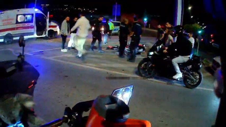 Samsun'da motosiklet kazası! Sürücü yaralandı
