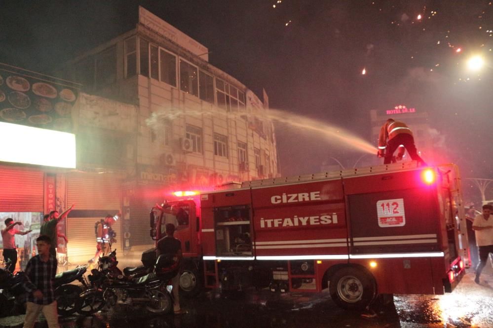 Amedspor'un Samsunspor galibiyeti Cizre'de paniğe dönüştü!