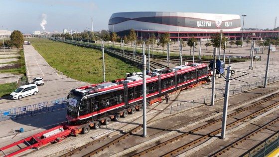 samsun haber: Samsun’un yeni tramvayı geldi! Şimdi gözler o tarihte