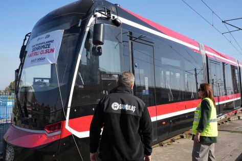 samsun haber: Samsun’un yeni tramvayı geldi! Şimdi gözler o tarihte