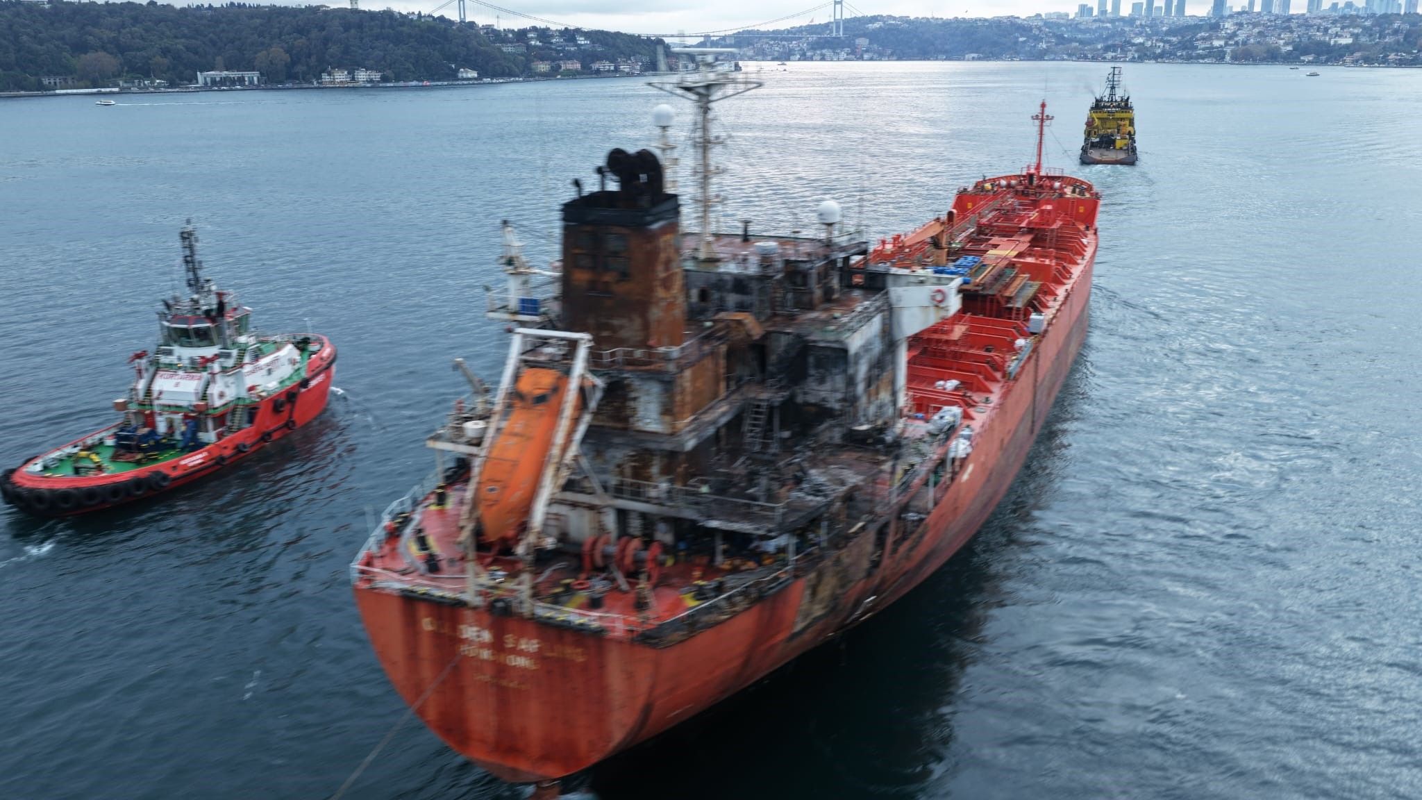 Samsun haber: Samsun açıklarında karaya oturan tanker İstanbul Boğazı’nı kapattı