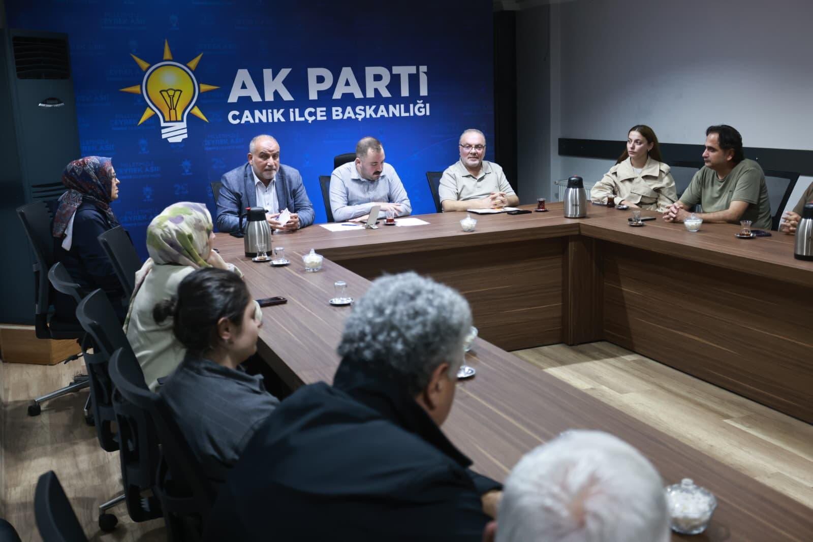 Samsun haber: Başkan İbrahim Sandıkçı’dan Canik teşkilatına birlik mesajı