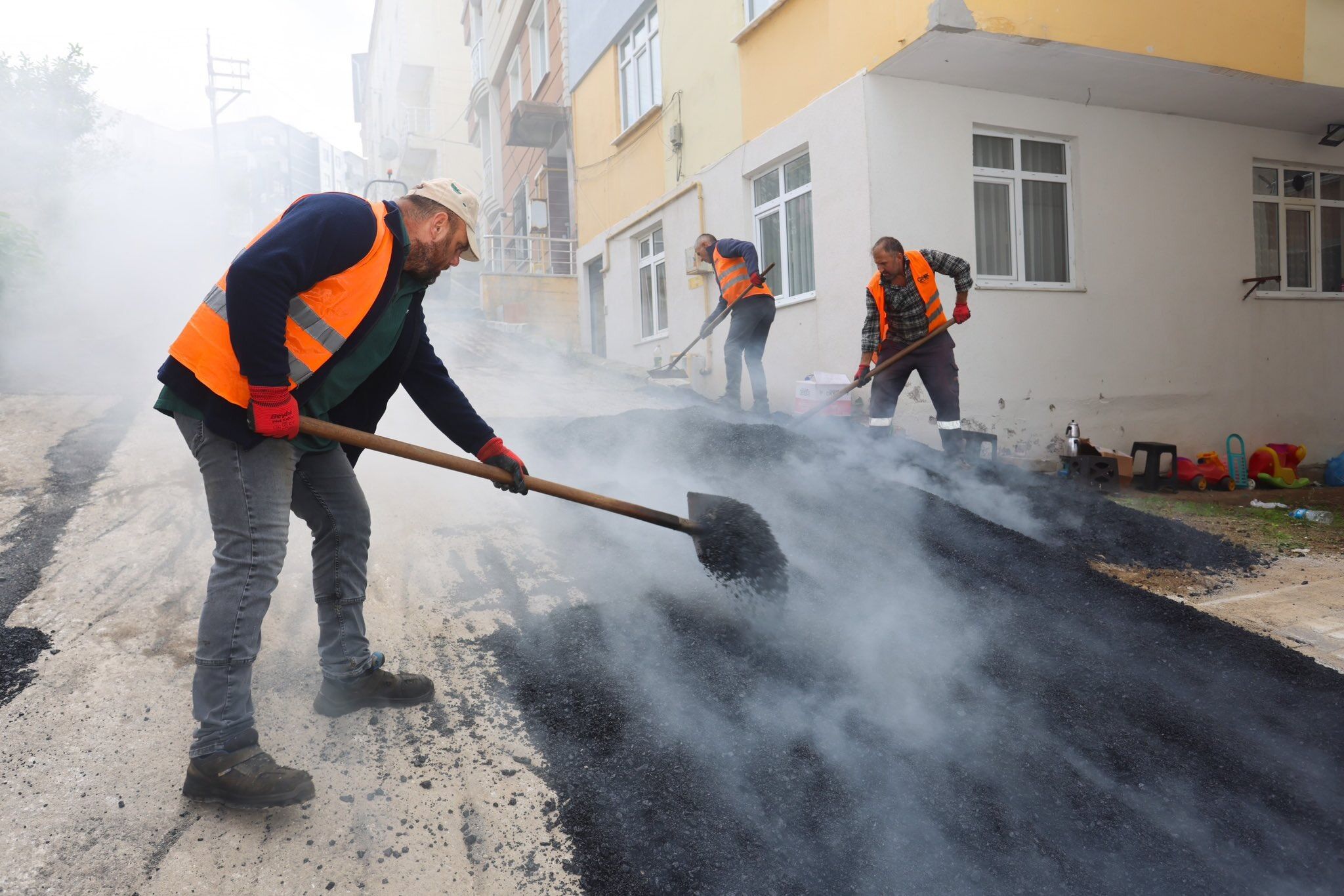 Samsun Haber: Canik Belediye Başkanı İbrahim Sandıkçı duyurdu: Uludağ’da yol çalışması sürüyor