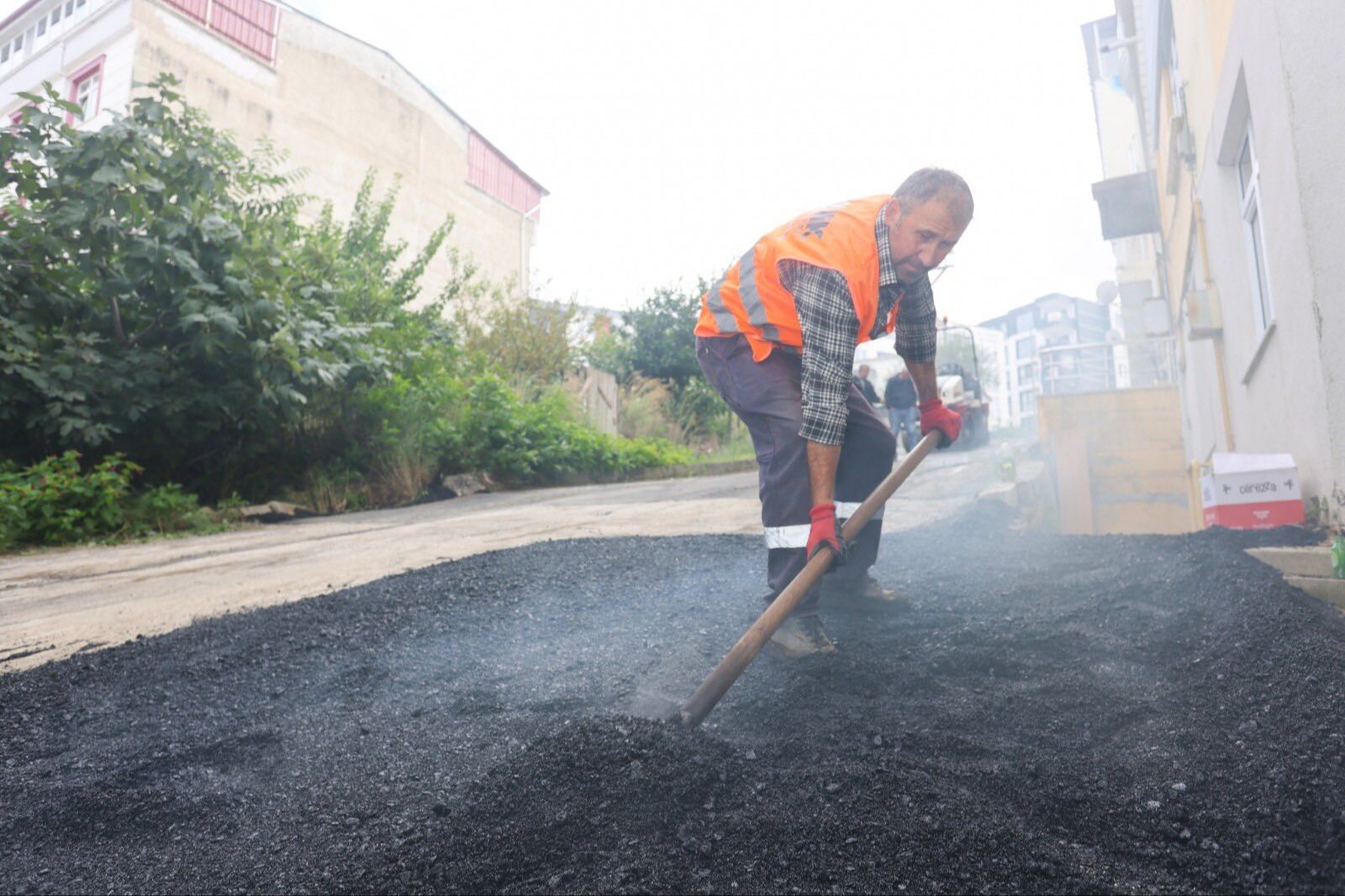 Samsun Haber: Canik Belediye Başkanı İbrahim Sandıkçı duyurdu: Uludağ’da yol çalışması sürüyor