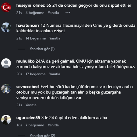 samsun haber: Samsun'da ulaşım düğümü! Kaldırılan hatlar vatandaşı mağdur etti